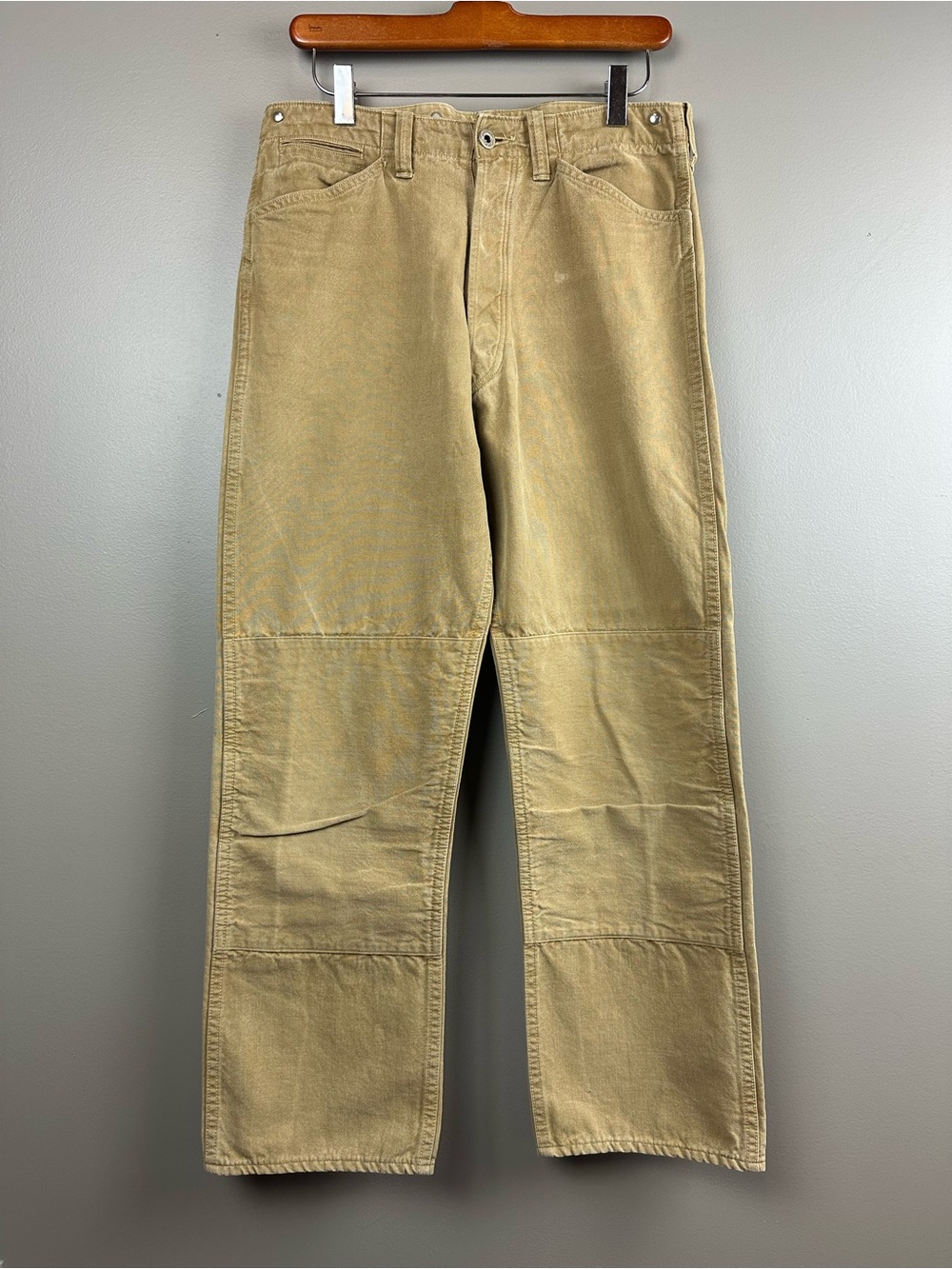 Union Made Men's Tan Workwear Pants - Classic Straight Fit